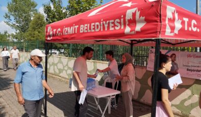 İzmit Belediyesi, KPSS’ye giren adayları yine yalnız bırakmadı