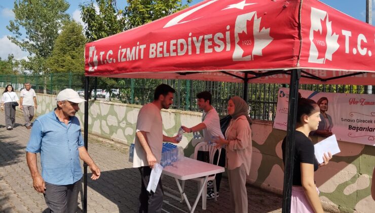 İzmit Belediyesi, KPSS’ye giren adayları yine yalnız bırakmadı