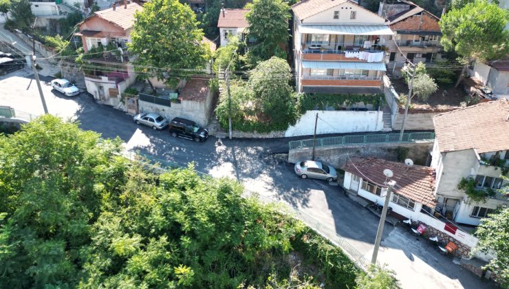 İzmit Belediyesi Yenidoğan’da  1500 metrelik yolu yeniledi