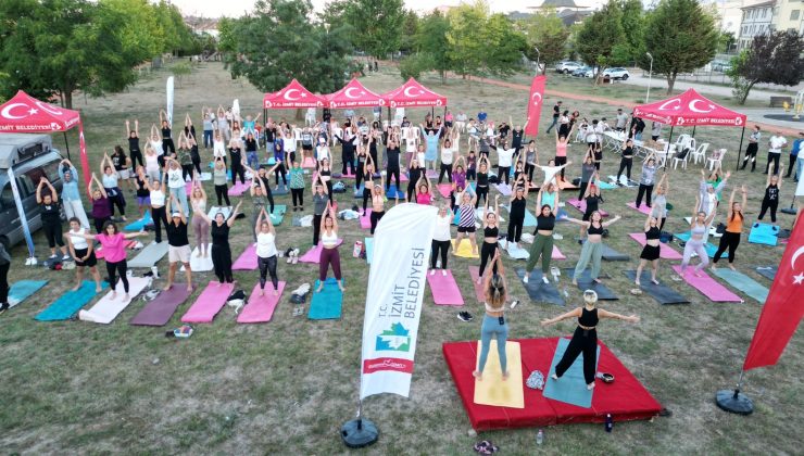 ‘Nefes Al İzmit’ Yoga etkinlikleri başladı