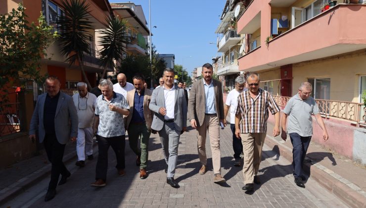 Körfez Mahallesi’nde yakın takip: İzmit Belediye yöneticileri saha ziyaretinde