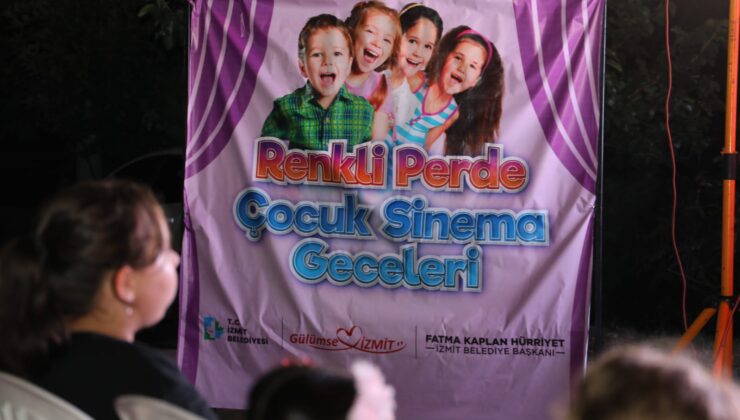 Minikler, ‘Çocuk Sinema Geceleri’nde doyasıya eğlendi