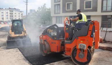 İzmit Belediyesi Orhan Mahallesinde asfalt çalışmalarına başladı