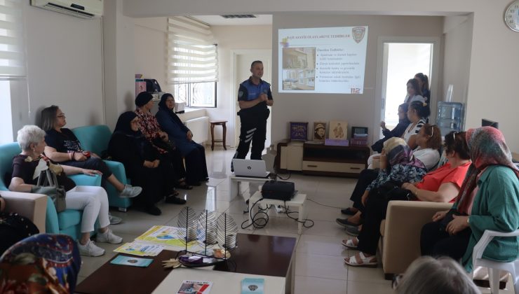 Asırlık Çınar Evi sakinlerine genel güvenlik kuralları semineri