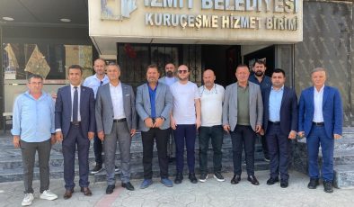 İzmit Belediyesi Orhaniye ve Kocatepe’de  hem muhtarları hem vatandaşları dinledi