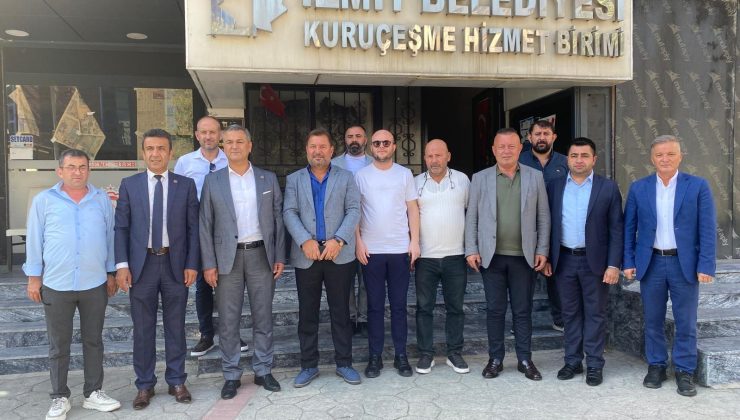 İzmit Belediyesi Orhaniye ve Kocatepe’de  hem muhtarları hem vatandaşları dinledi