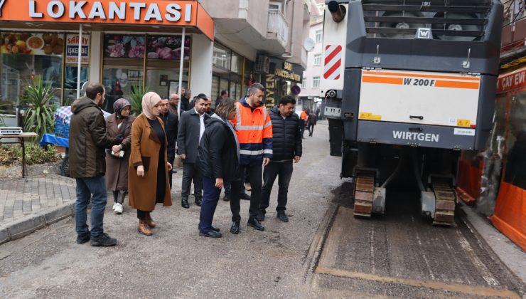 İzmit Belediyesi Başaran Caddesi’nde verdiği sözü yerine getiriyor