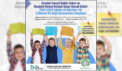 Erenler ve Ekopark Çınar Çocuk Evleri 2024-2025 Eğitim dönemi ön kayıtları başladı