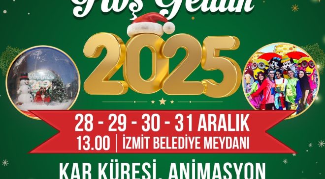 İzmit Belediyesinden dört gün sürecek coşku dolu yılbaşı etkinleri