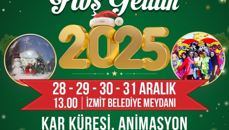 İzmit Belediyesinden dört gün sürecek coşku dolu yılbaşı etkinleri