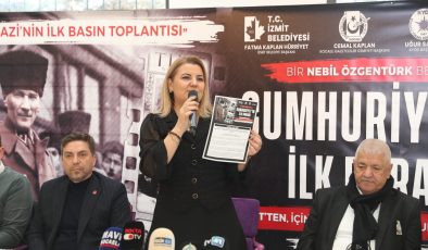 Başkan Hürriyet, “Cumhuriyet’in İlk Durağı İzmit” belgeselinin galasına gazetecileri davet etti