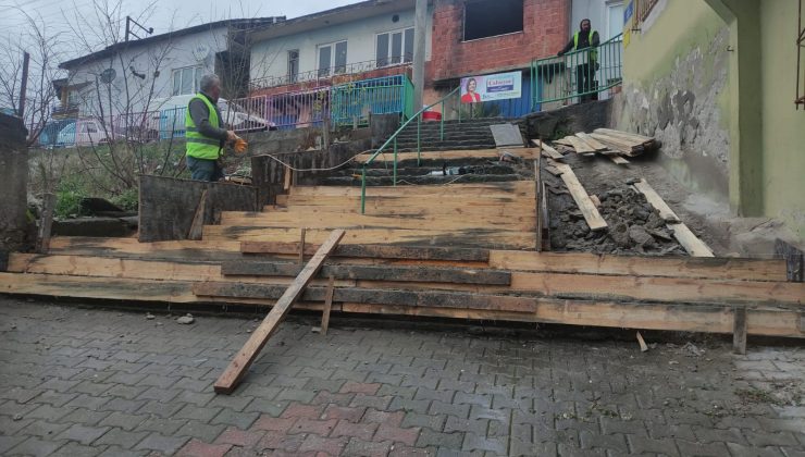 İzmit Belediyesi Bekirdere mahallesindeki ihtiyaçları gidermeye devam ediyor