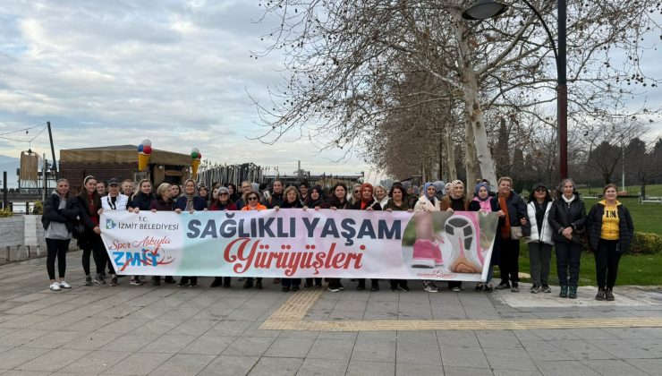 İzmitliler, yılın ilk ‘Sağlıklı Yaşam Yürüyüşü’nde nefes aldı