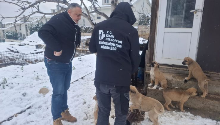 İzmit Belediyesinden soğuk günlerde sıcak destek