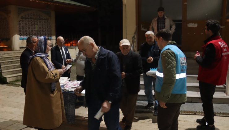 İzmit Belediyesi, Akmeşe Merkez Cami’nde cemaat ile buluştu