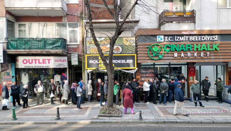 İzmit Halk Et’e büyük ilgi: İlk gün stoklar tükendi